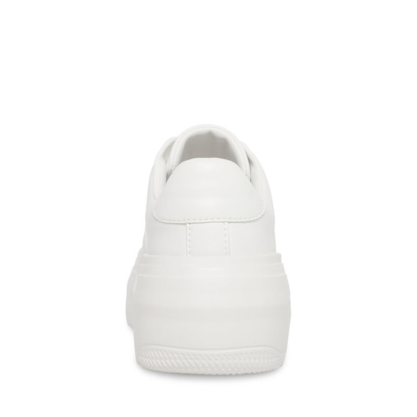 White Steve Madden Perrin Women's Sneakers | PH 3916DHK